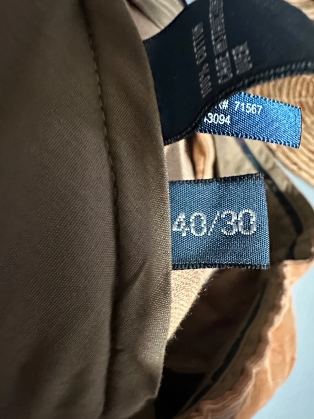 Vintage 90s Polo Ralph Lauren Men’s Tan Corduroy Pants Preppy Men’s 40 x 30